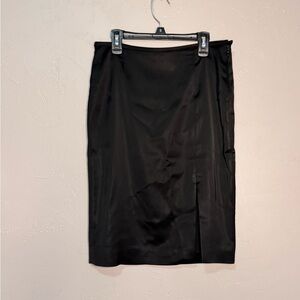 White House Black Market Satin Skirt